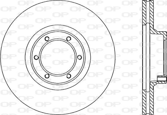 OPEN PARTS Тормозной диск BDA1440.20